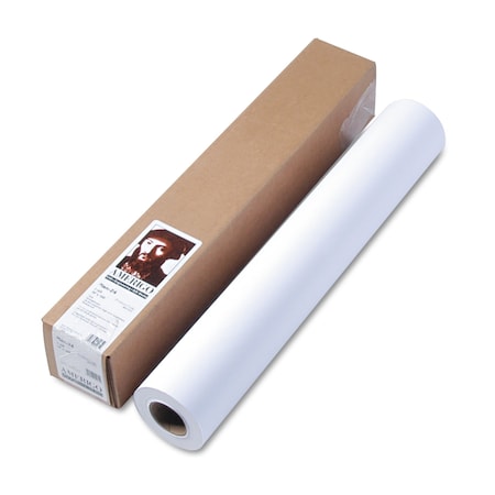 Hp DesignJet Inkjet Large Format Paper, 6.8 mil, 24" x 150 ft, Gloss White 51631D